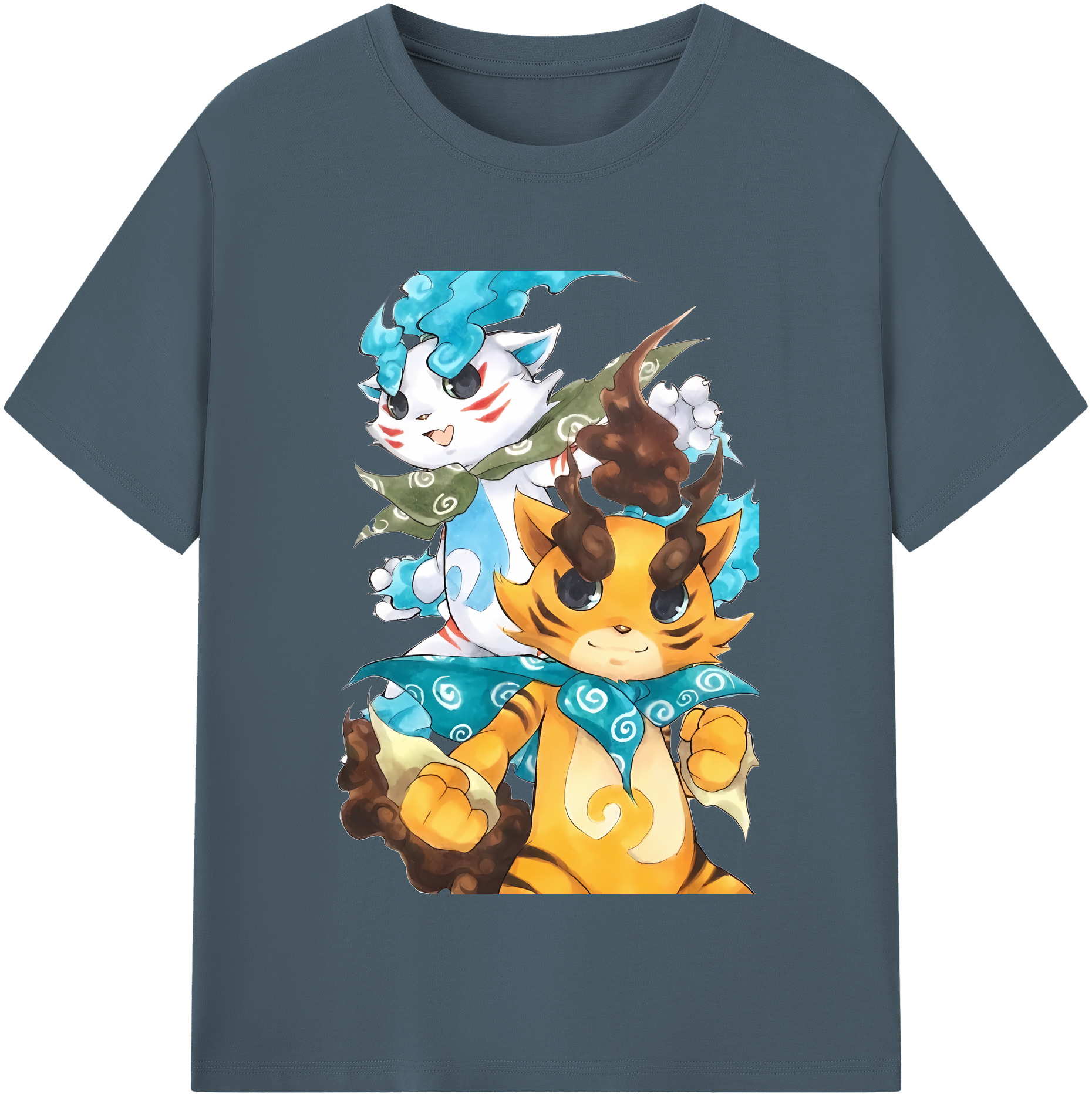 （画像用） 妖怪ウォッチ Yo-kai Watch 綿100％半袖Tシャツ（フロントプリント）